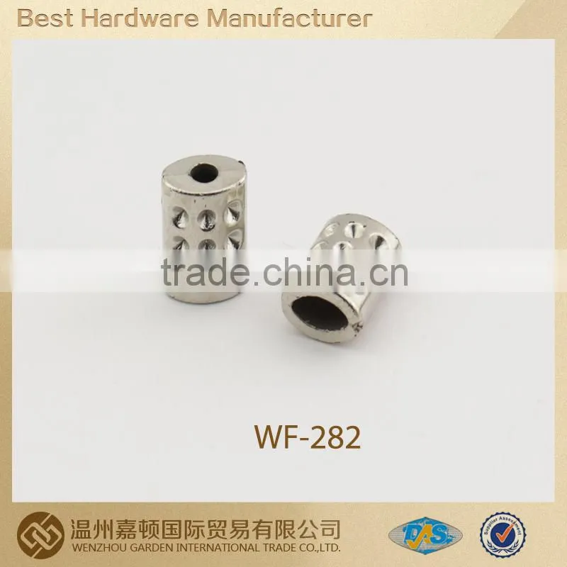 2016 hot sales design garment drawstring abs material cord end