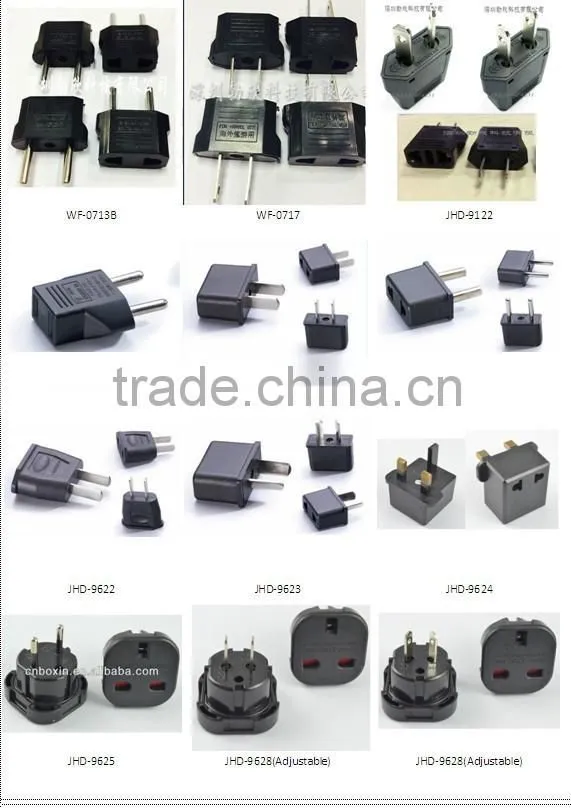 To goods alibaba 2015 Euro to uk plug adapter male to male electrical plug adapter with fuse CE
