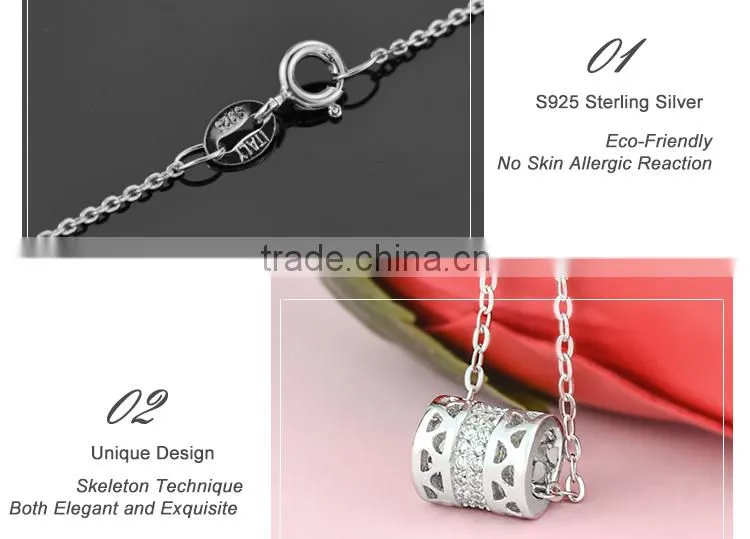 Genuine solid 925 sterling silver necklace silver jewellery, 925 silver necklaces for women