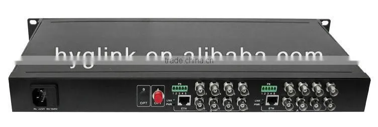 16 Channel Video and 1 Reverse Data Optical Transmitter and Receiver ,Singlemode, Single fiber,FC or SC connector