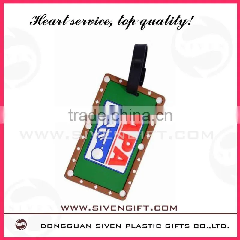 Custom Soft Pvc Luggage Tag