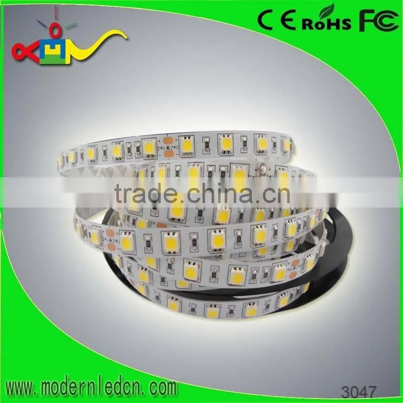 Non-Waterproof smd 5050, 60led/m, 300led/roll rgb zilotek led grow strip light