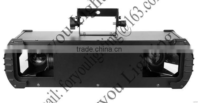China supplier manufacture factory price 2*10w white leds show disco scanner effect light