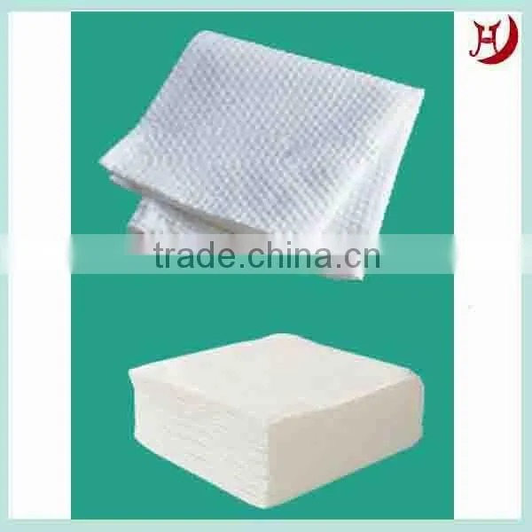 Disposable spunlace nonwoven hair towel