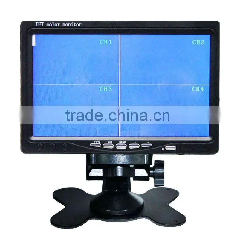 7" Color TFT LCD lcd screen tft lcd display 4 way CVBS