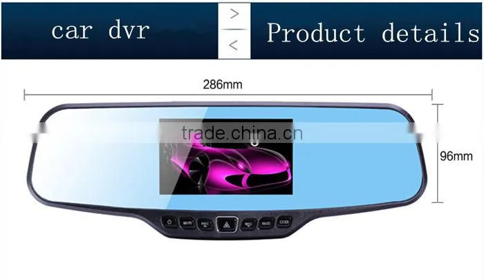 Factory wholesale accelerometer wide Angle before and after the double car black box camera lens CMCS sensors