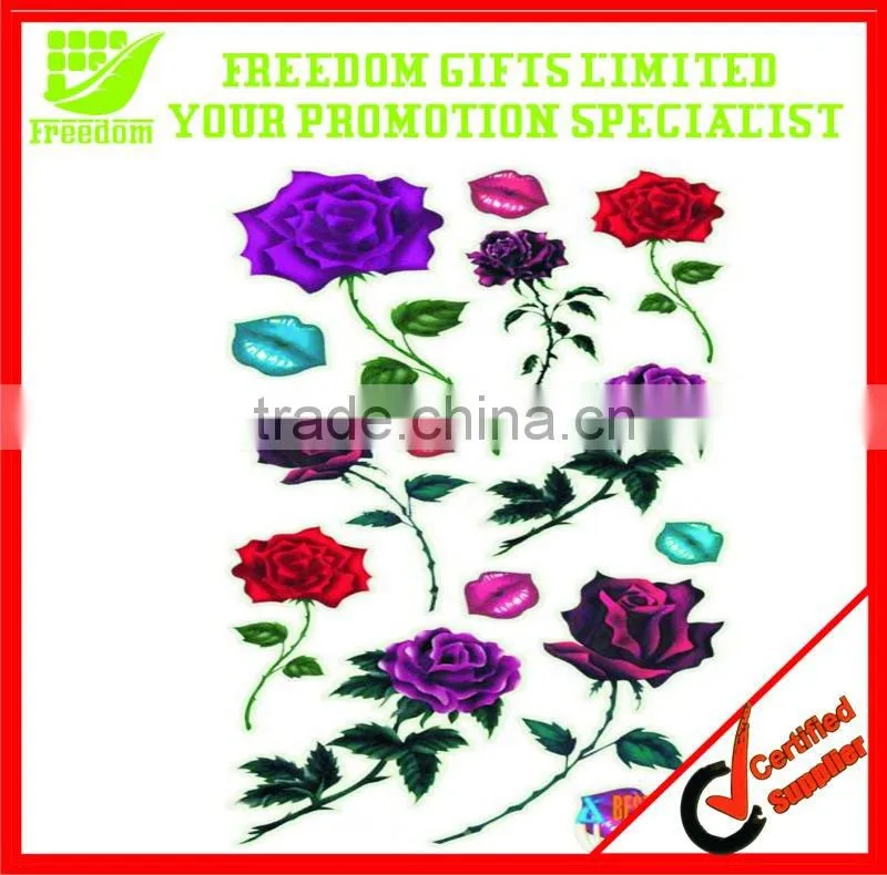 Beautiful Waterproof Customized Tattoo Sticker