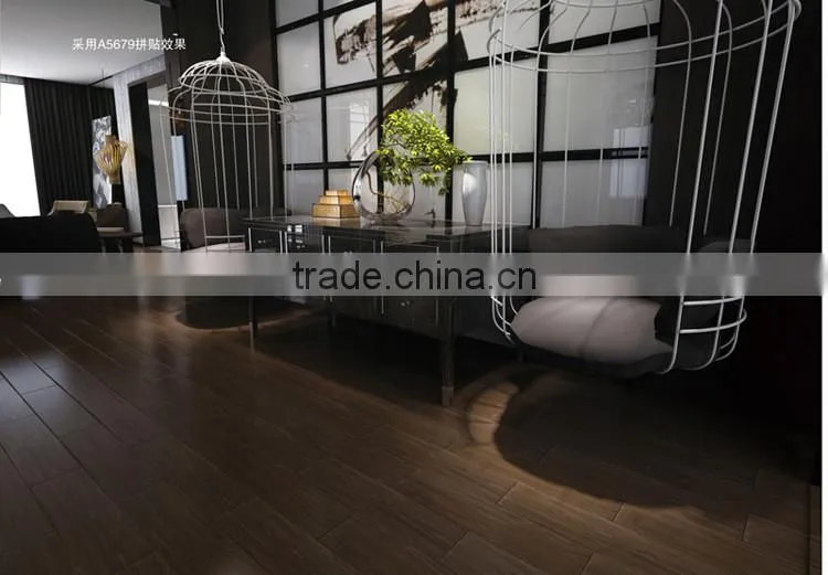 Multi-Color Wood Look prefabricadas Designs Italian Floor Rustic Porcelain Tiles with Price