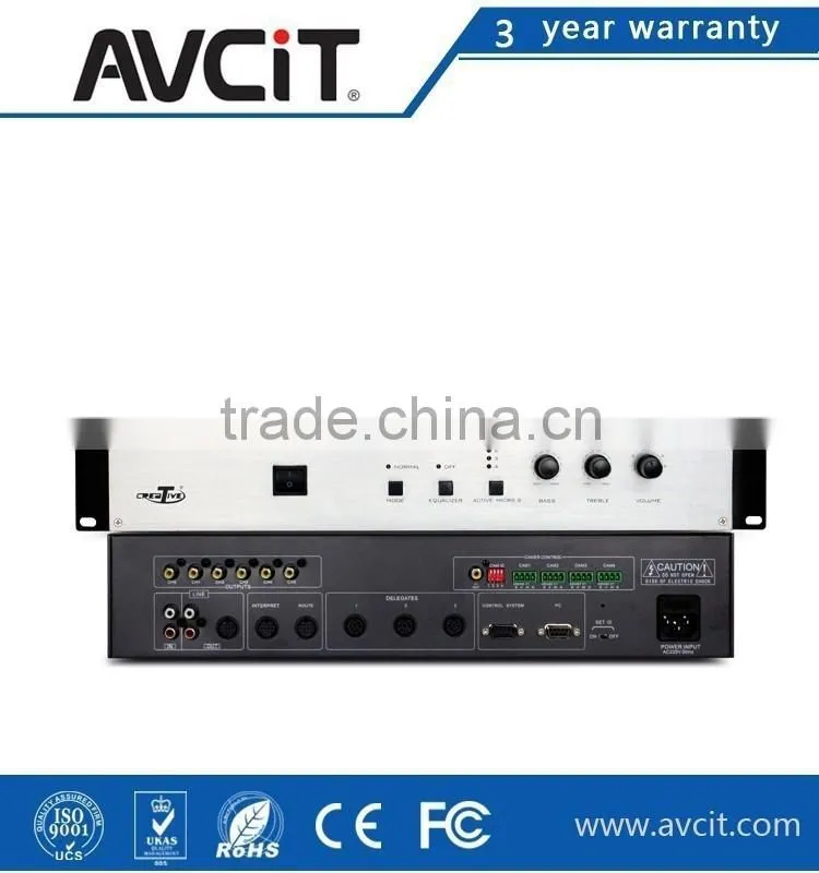 8 Channel Simultaneous Interpretation Translation System, Direct and Indirect Interpretation,Interpretator Unit