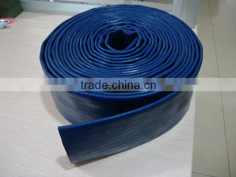Agricultural flexible hose,Red PVC Lay Flat Hose