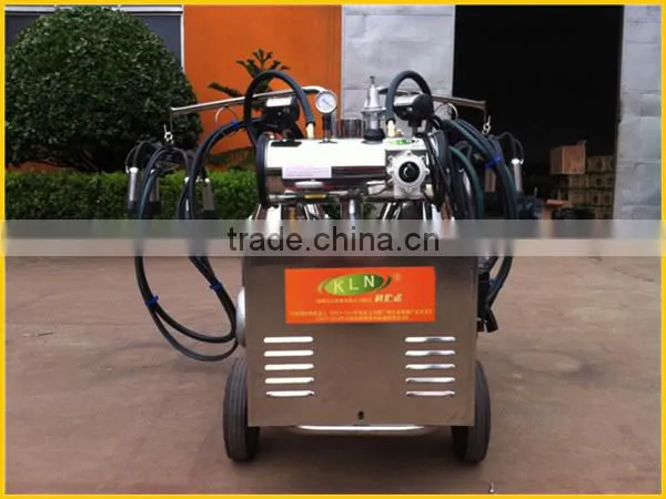 KLN milking machine for two cows in dairy farm