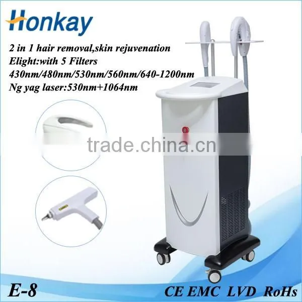 Elight /YAG laser Elight hair removal machine