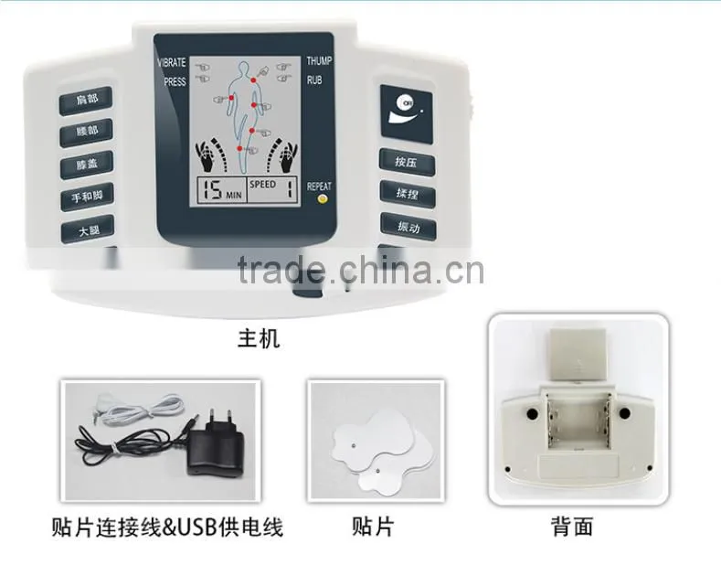 EMS vibrating facial massager blood circulatory massager machine