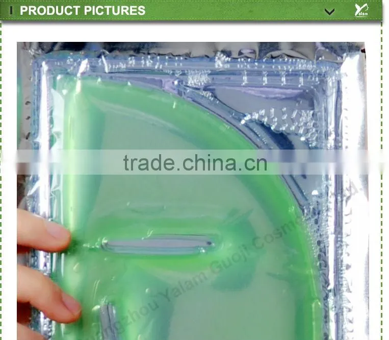 Crystal Cucumber Skin Care Face Mask for Whitening and Moisturizing Skin with OEM provided
