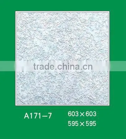 Gypsum ceiling tiles in ceiling tiles