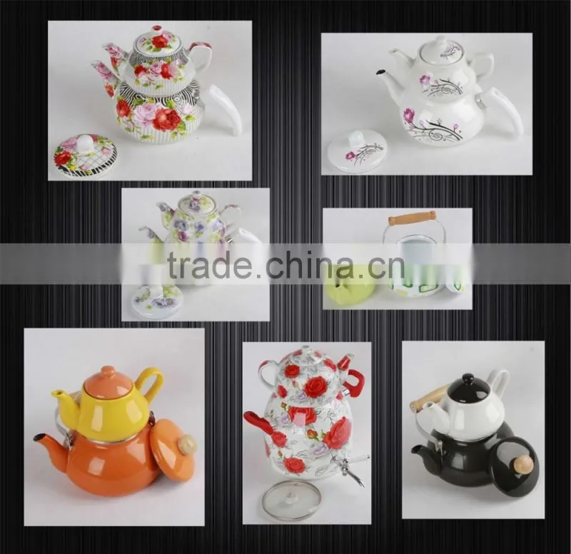 ENAMEL KETTLE PORCELAIN TEA POT