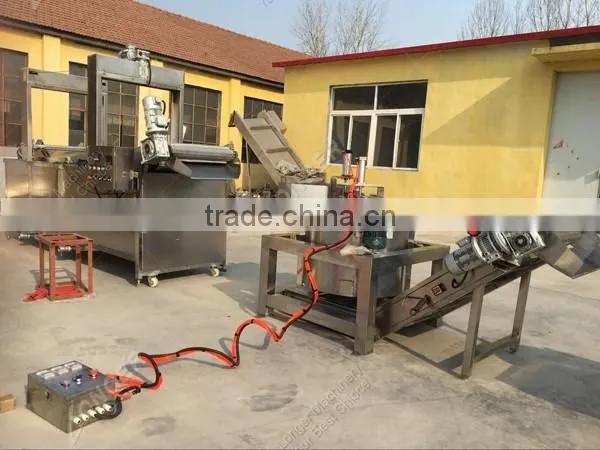 Automatic Frying Potato Chips Machine