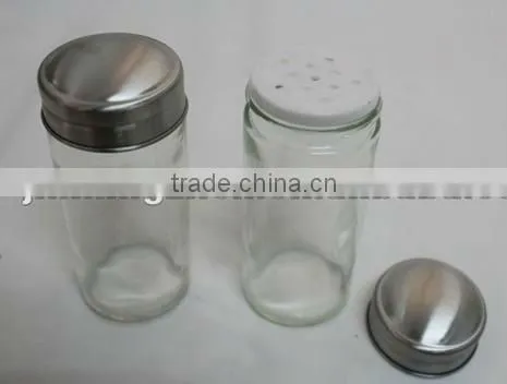 16 pcs revolving spices canister set rotatable spices glass container set spinning stainless steel spice jar set