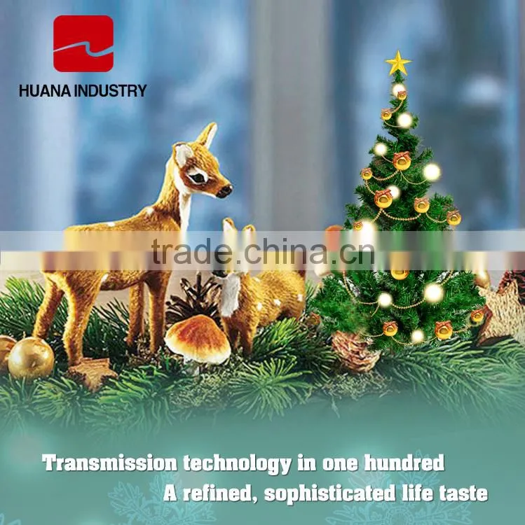 artificial realistic furry decorative plastic figurine deer kids