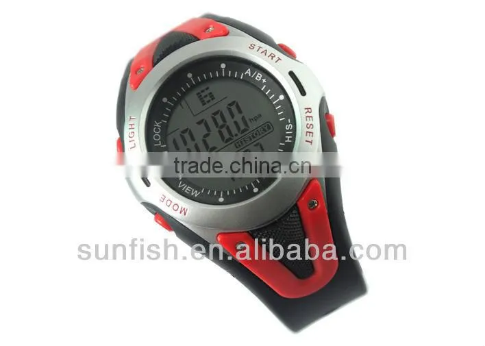 Fishing barometer watch