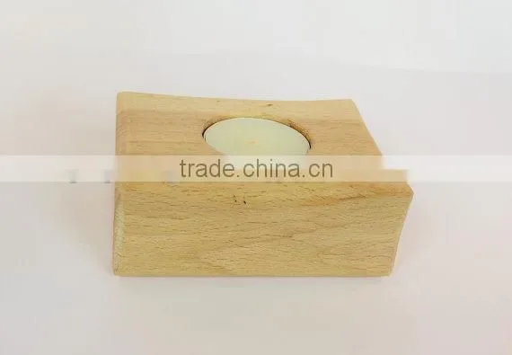 Modern Natural Home Decoration Wooden Candle Holder Reclaimed Wood Candle Holders Gifts