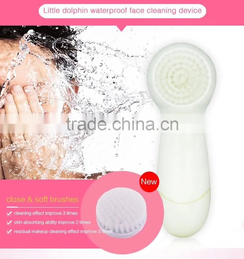popular Hand-held Face Skin Massage Machine /facial cleansing brush