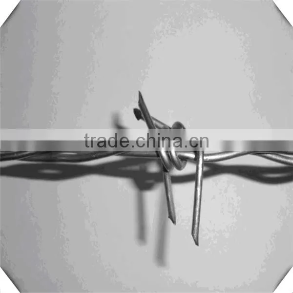 high quality antique barbed wire for sale / 12#*14# galvanized barbed wire