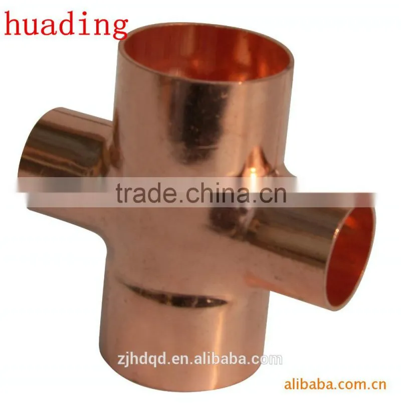 Good quality four way brass connector for air-conditioning , socket connectors