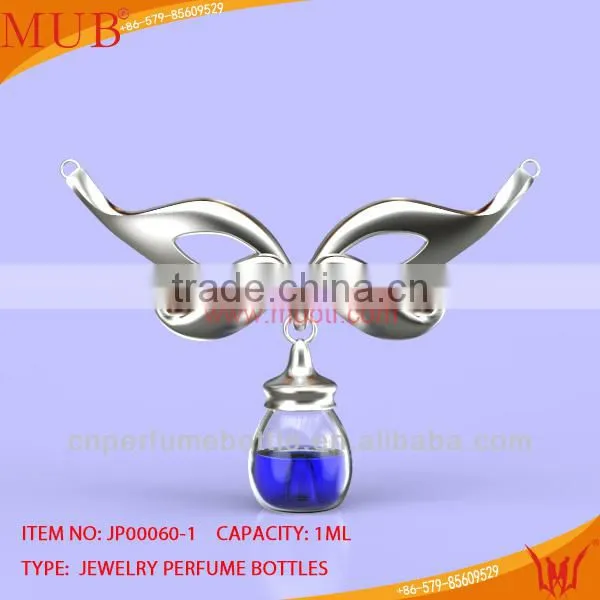Mask perfume bottle necklace pendant wholesale