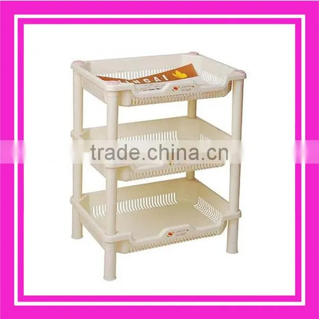 plastic storage rack on hot sale / plastic folding rack