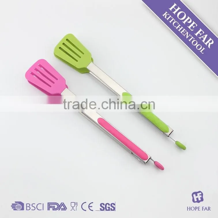0300100 Good quality nylon spatula food tong
