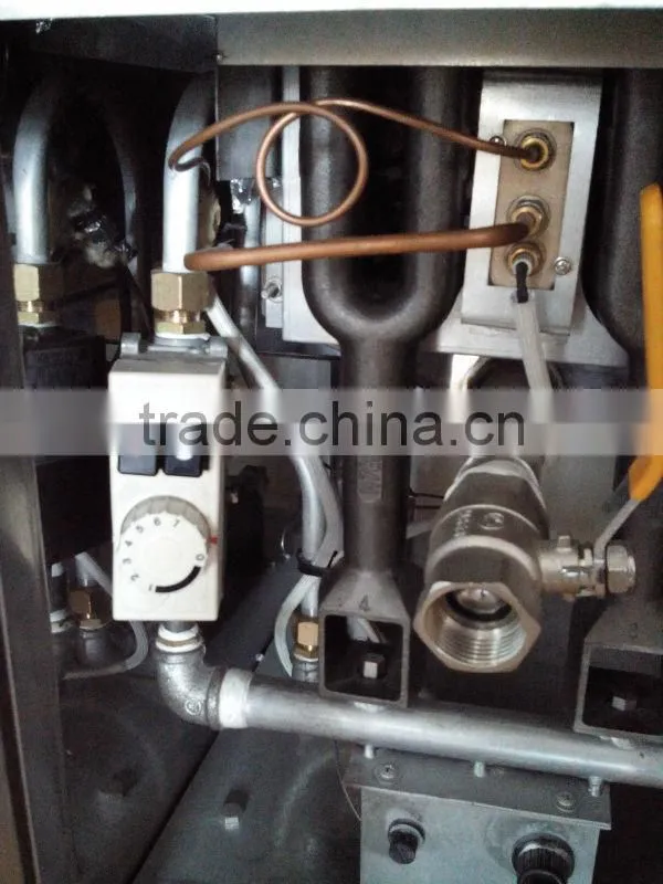 Stainless steel Vertical Gas Fryer with temperature-controlled device GF-2G 0086-136-322-722-89