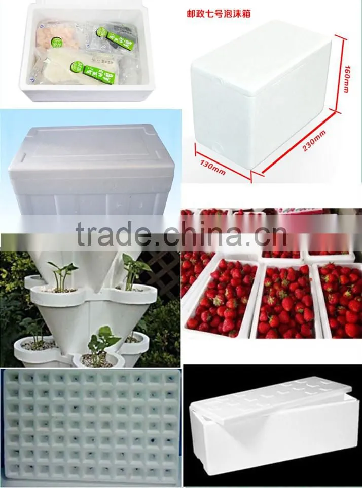 polystyrene foam fish box making machine
