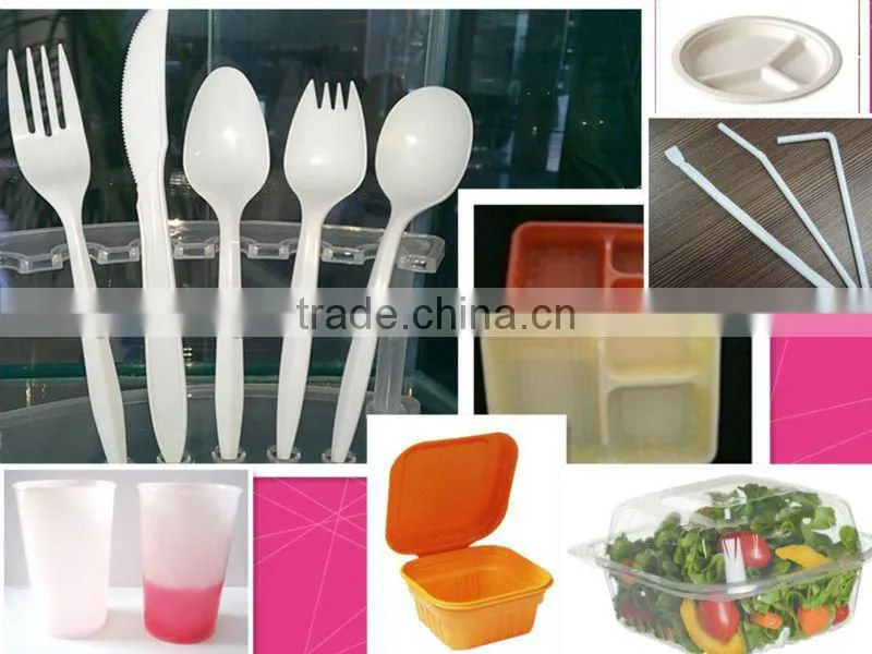 100% Biodegradable PLA FORK - White