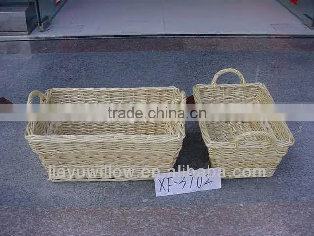 Wicker baskets clothing Storage basket