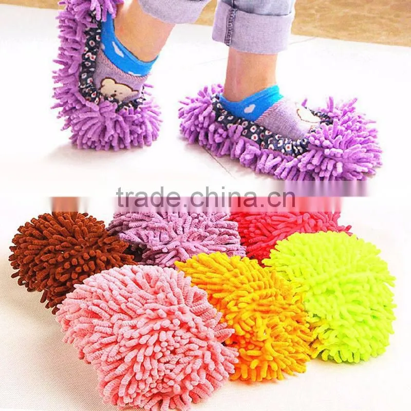 Dust Floor Cleaning Foot Shoe Cover Mop Slipper