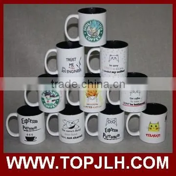 Top selling products 2017 ceramic white clorful starbucks coffee mug