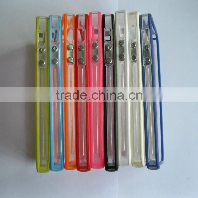 TUP or silicone bumper cell phone cover
