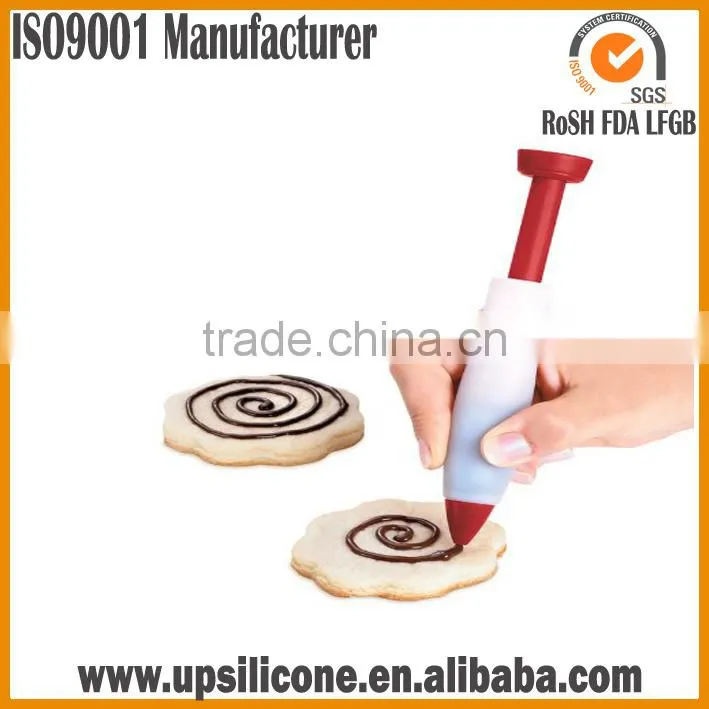 food grade silione decorating pen for cake biscuit cookie ,pastry decorating pen