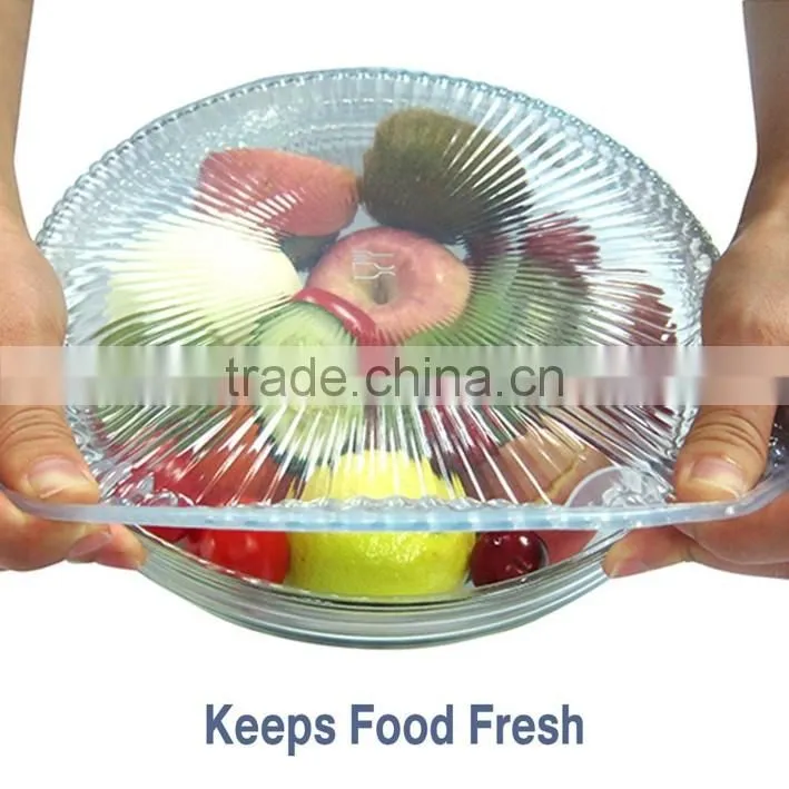 High Quality Food Grade Flexible silicone can pot cover silicone suction Lids