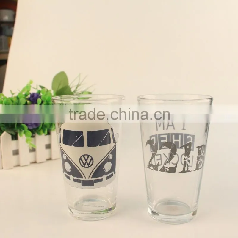 summer promotional gift cold color changing glass with logo
