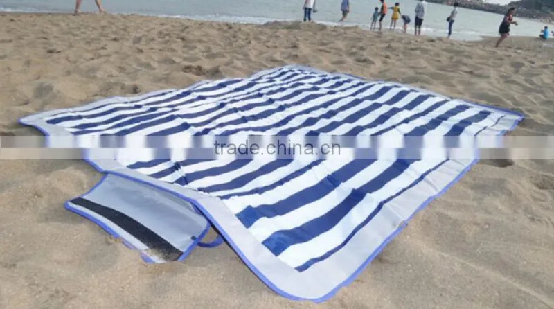 New trending Camping Hiking Portable Folding Straw Beach Picnic Mat pocket blanket