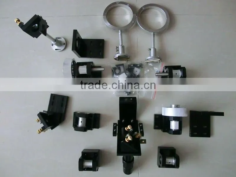 two heads machenical parts whole sets for engrave machine for square rail and small wheels
