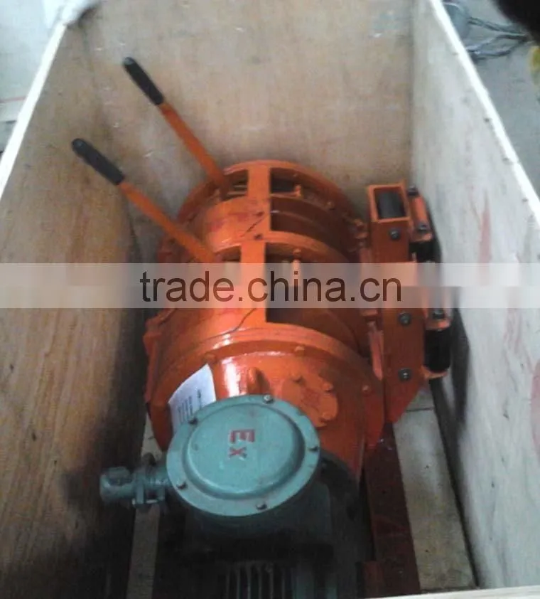 China Coal 800kg Air scraper winch/mining scraper winch/electric winch CE certifacated