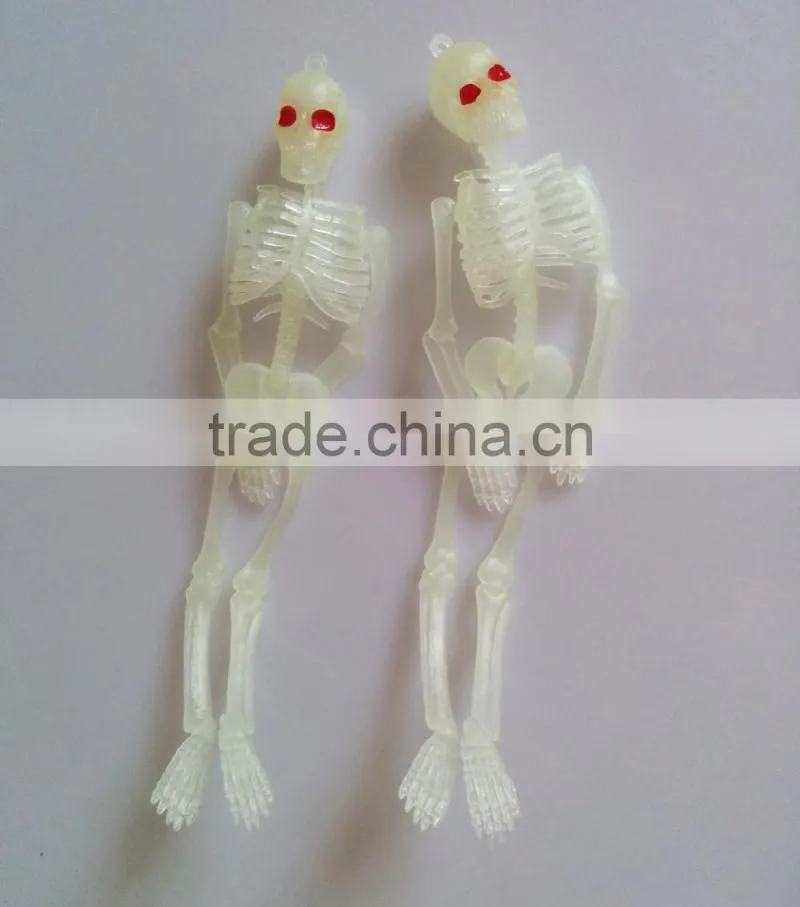 8" Glow-in-the-Dark Halloween Skeletons