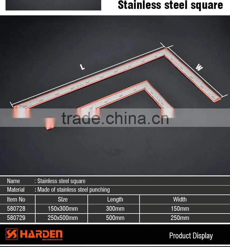 Professional Stainless Steel Square