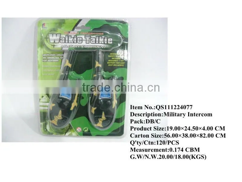 Hot selling latest walkie talkie for kids toy interphone intercom small walkie talkie