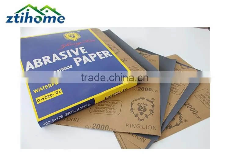 Waterproof Silicon Carbide Sandpaper 230mm*280mm