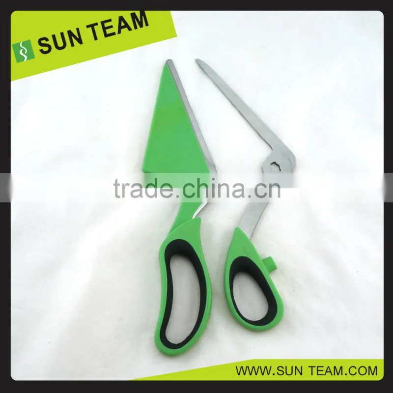 SK013 11" Detachable multifunction pizza cutter scissor for kitchen
