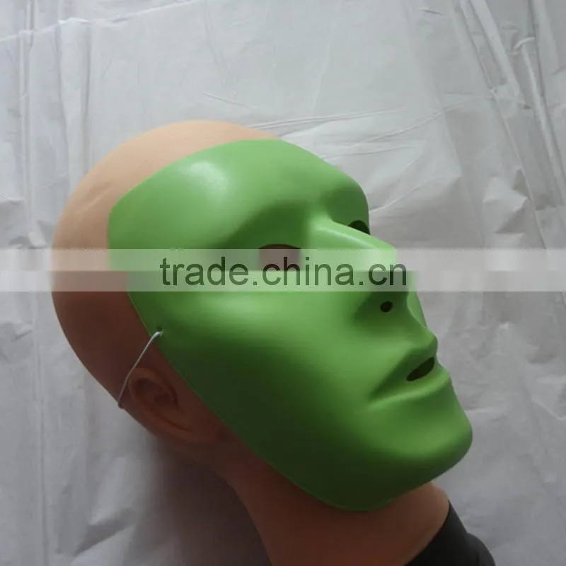 PVC Plastic Jabbawockeez Mask Noctilucent False Face Mask
